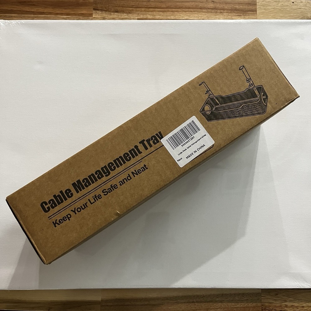 Under Desk Cable Management Tray | No‑Drill Wire Organizer | New | Home Office - Picture 9 of 14